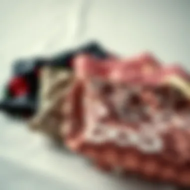 A collection of Missguided shorts showcasing diverse patterns and fabrics