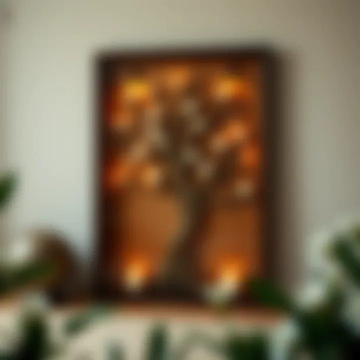 Unique Family Tree Art Piece A unique family tree art piece representing generations of love