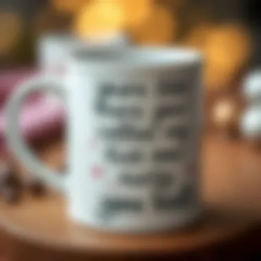 A classic coffee mug with a heartfelt message for moms