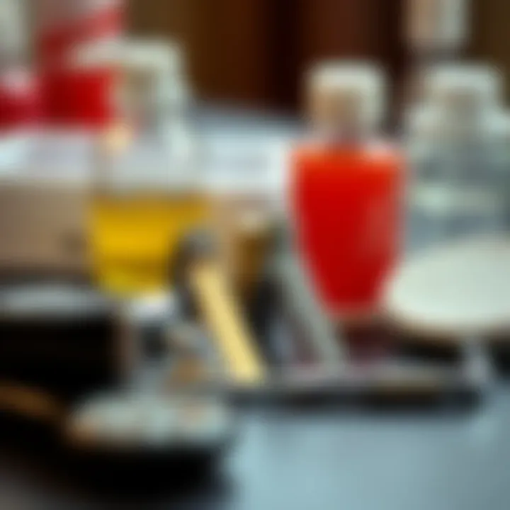 Nail Clip Maintenance Essentials Maintenance tools for nail clips including cleaning supplies