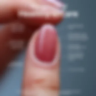 Infographic illustrating the science behind nail structure and care