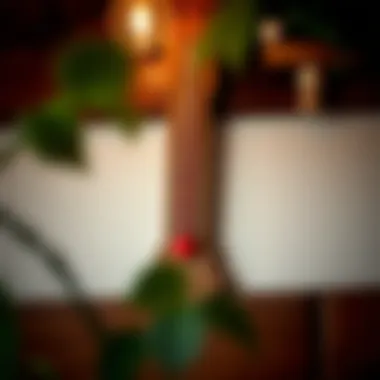 Bringing Nature Indoors Rustic outdoor thermometer made of wood