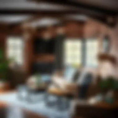 Inviting Living Room Featuring Brick Wall Design Cozy living room adorned with red brick peel and stick backsplash