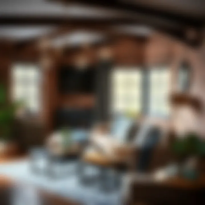 Inviting Living Room Featuring Brick Wall Design Cozy living room adorned with red brick peel and stick backsplash