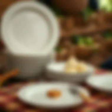 Care and maintenance of reusable camping plates