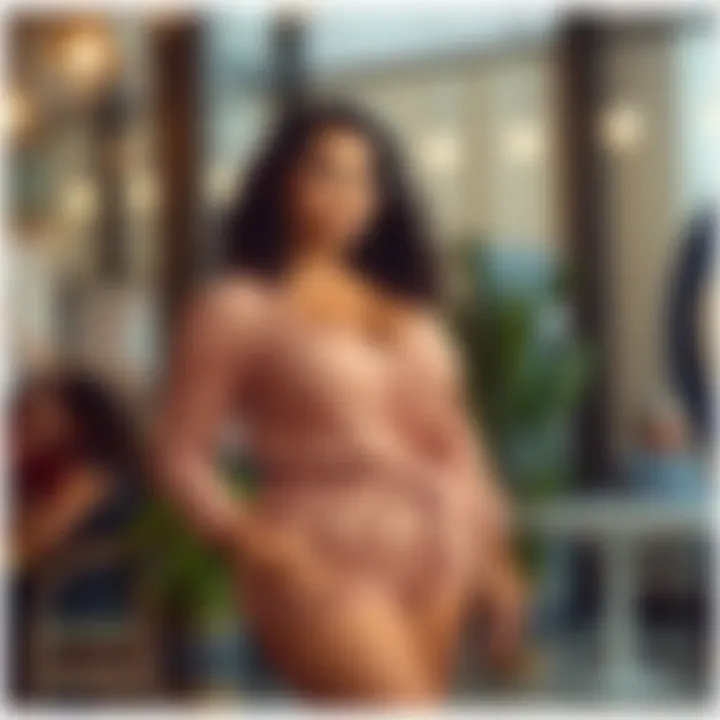 Illustration of Perfect Fit for Curvy Bodies Perfect fit illustrations for short, curvy bodies