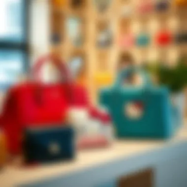 Trendy Collections of Sanrio Handbags Trendy Sanrio handbag collection displayed elegantly