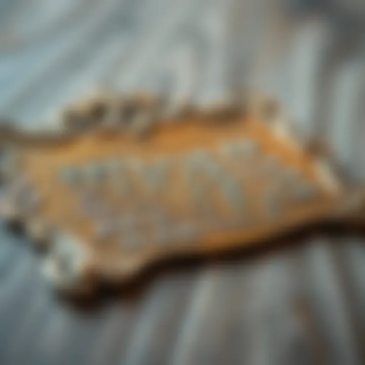 Craftsmanship in Focus: Handcrafted Scripture Plaque Close-up of a handcrafted scripture plaque with detailed craftsmanship