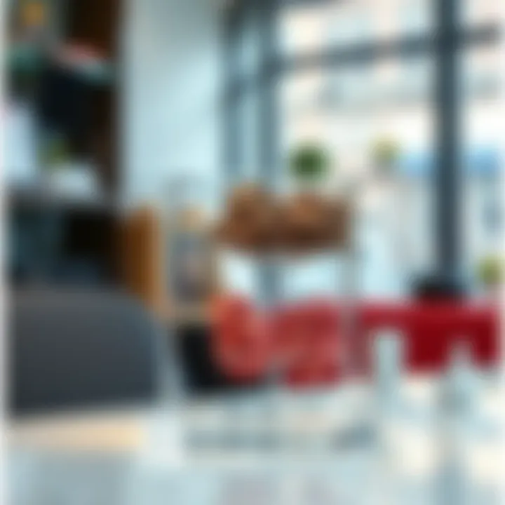 Stylish acrylic scrunchie stand with a modern design