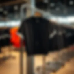 Stylish short sleeve workout jacket on a training rack