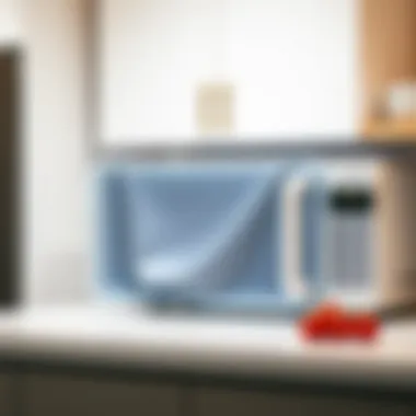 Eco-friendly silicone splatter cover showcased in a kitchen