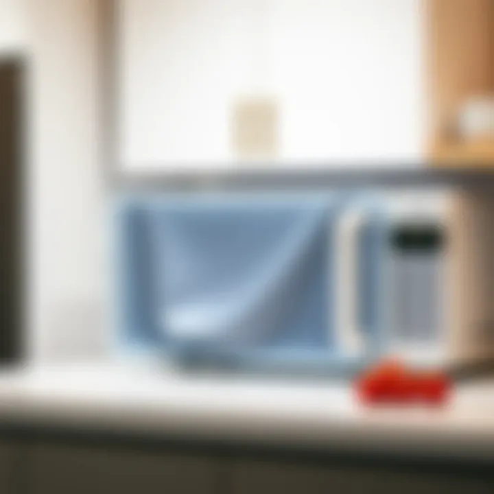 Eco-friendly silicone splatter cover showcased in a kitchen