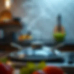 Innovative steam lid design for flat top cooking