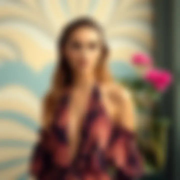 Fashionable styling options for the paisley halter dress