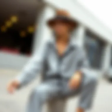 Modern Aesthetics in Casual Wear Trendy loungewear showcasing modern design elements