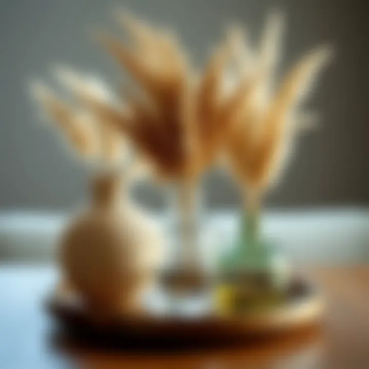 Eco-Friendly Materials for Boho Vases Sustainable materials used in crafting bohemian vases for pampas grass