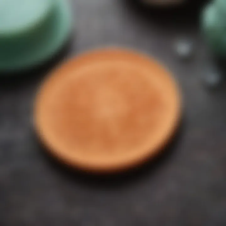 Sustainable silicone materials used in crafting coasters