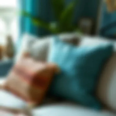 Sustainable Materials in Teal Pillows Sustainable materials used in teal throw pillow covers