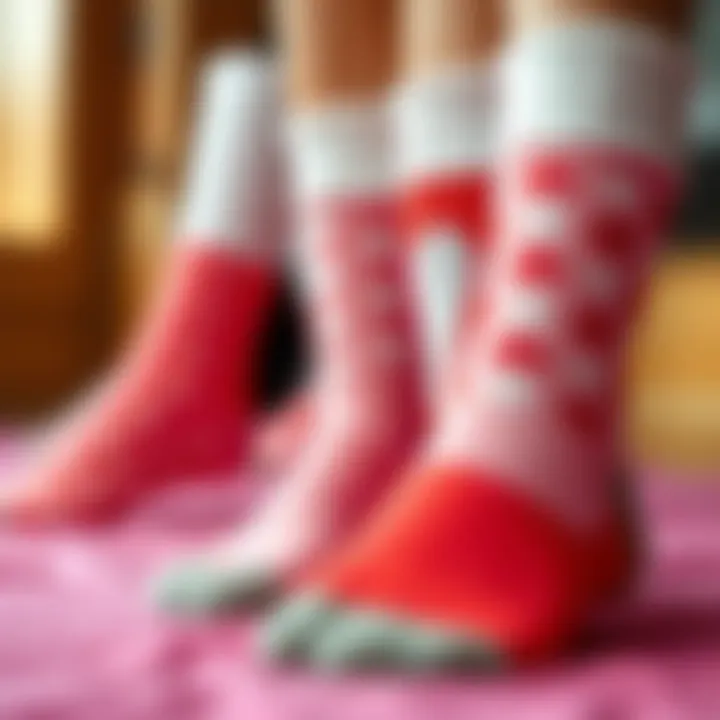 Sustainable Materials in Sock Production Eco-friendly materials used in sock production.