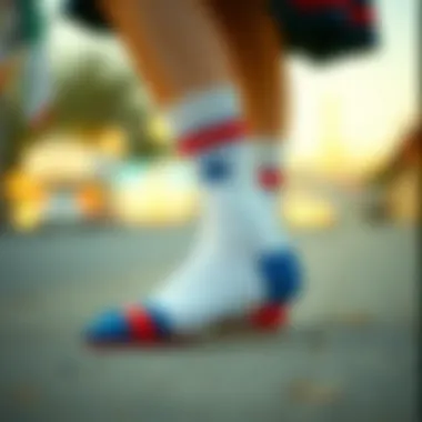 Fashion Forward: Cute Socks and Outfit Coordination A stylish outfit featuring cute girly socks.