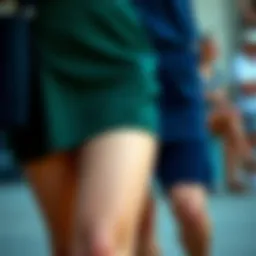 Stylish skorts in various fabrics