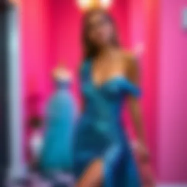 Color palette showcasing trending hues for prom dresses