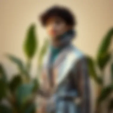 Sustainable fashion elements related to snake print textiles