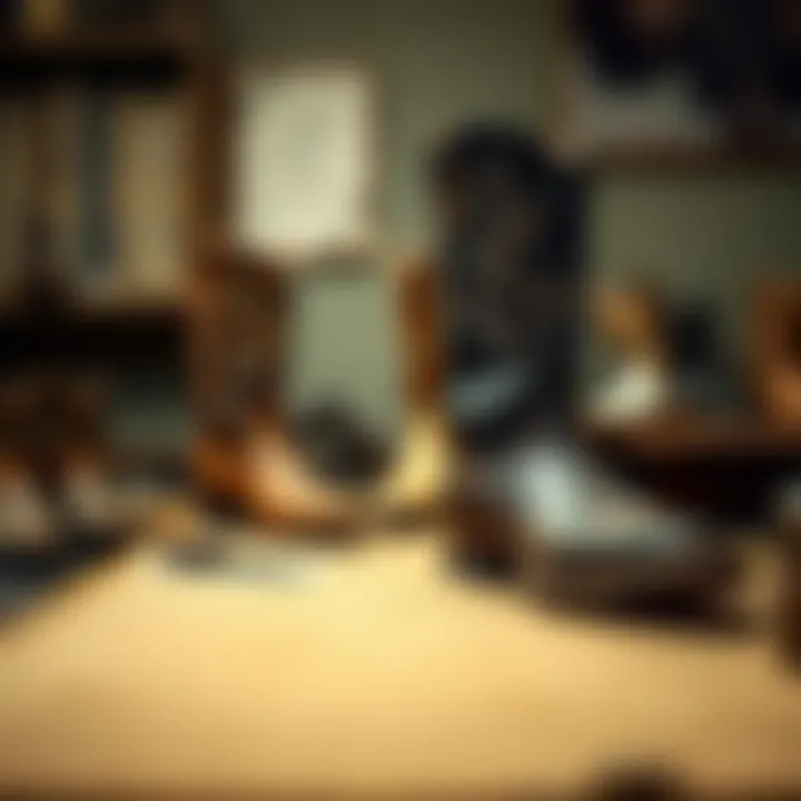 Historical Techniques in Boot Printing Historical evolution of boot printing techniques showcased through various designs