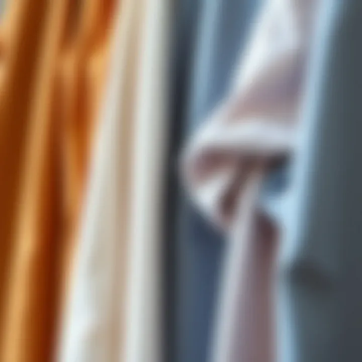 Variety of fabrics suitable for casual dinner dress