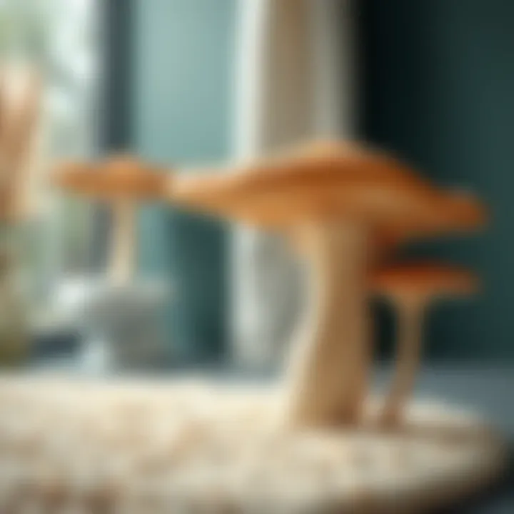 Eco-friendly materials used in creating mushroom bath rugs