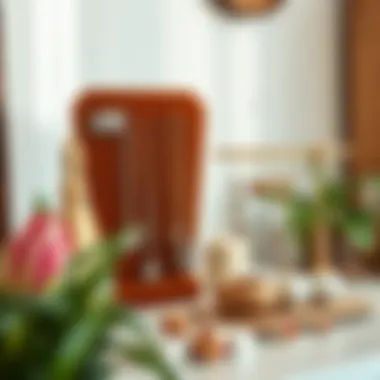 Stylish jewelry organization setup highlighting both necklaces and earrings