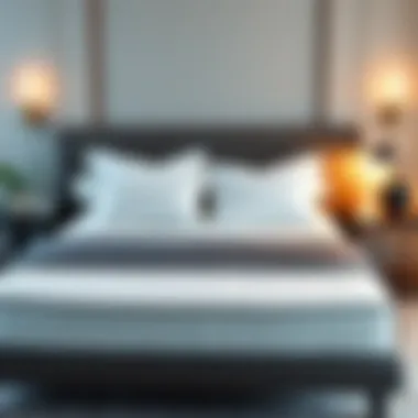 Luxurious king size bed with an anti-allergy mattress protector