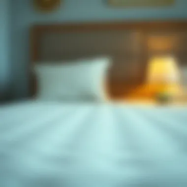 Illustration showing the maintenance of a mattress protector