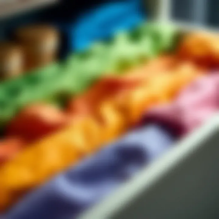 Explore a Spectrum of Aesthetic Choices for Drawer Liners Variety of colorful drawer liners showcasing aesthetic options
