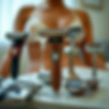 Variety of bikini shavers showcasing unique features Different types of bikini shavers displayed