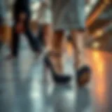 Historical origins of high heels in professional settings