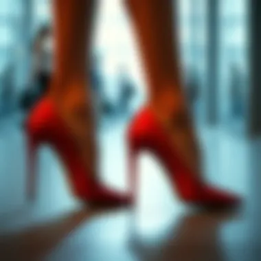Symbolic significance of high heels in modern work culture