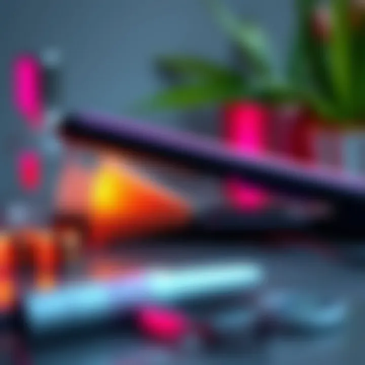 Maintenance tips displayed visually for hair straighteners