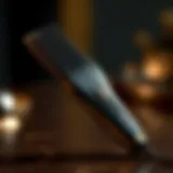 Elegant flat iron comb showcasing sleek design and innovative features.