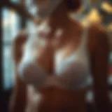 Innovative Design of Invisible Bra Cups Innovative design of invisible bra cups showing versatility