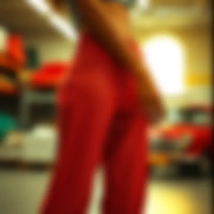 Sustainable production methods for hip lift pants