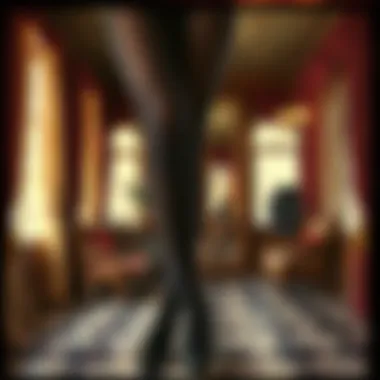 A vintage advertisement showcasing the historical significance of nylons