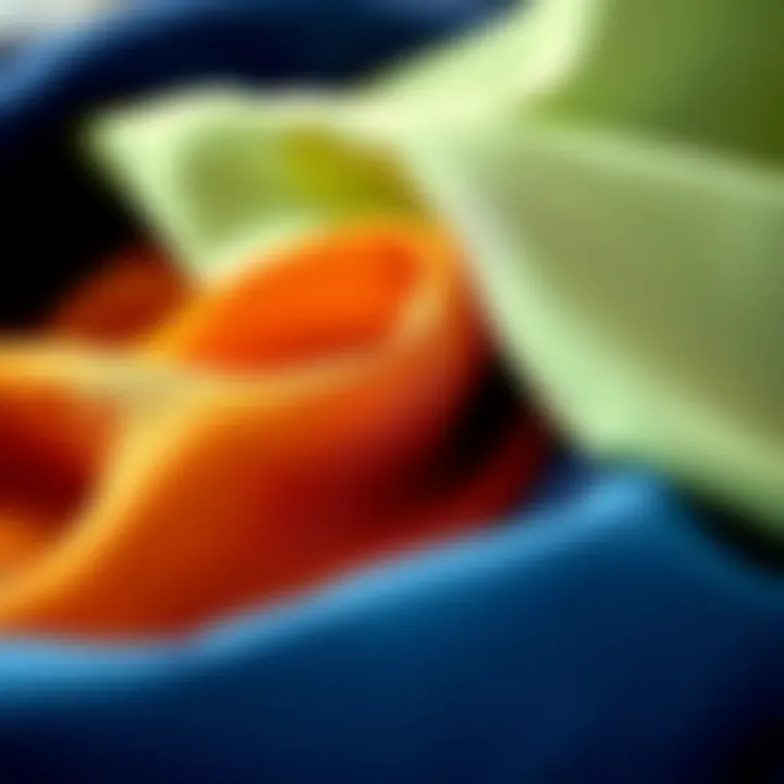 A collection of fabrics ideal for creating stylish midi dresses