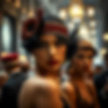 Cultural Atmosphere of the Roaring Twenties Historical context illustration depicting the cultural atmosphere of the Roaring Twenties