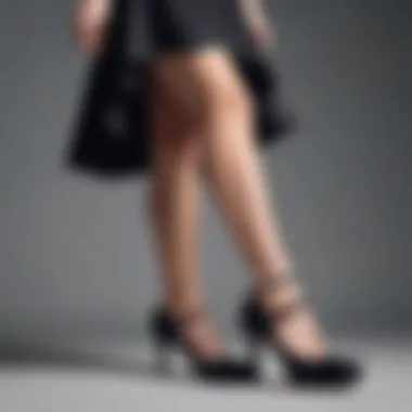 Stylish Outfit with Mary Jane Pumps Stylish outfit featuring black Mary Jane pumps complemented by modern attire