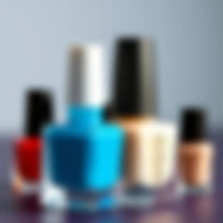 Components of thermal color changing nail polish