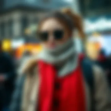 Thick Neck Gaiters as Fashion Statements Fashionable thick neck gaiters styled with winter outfits