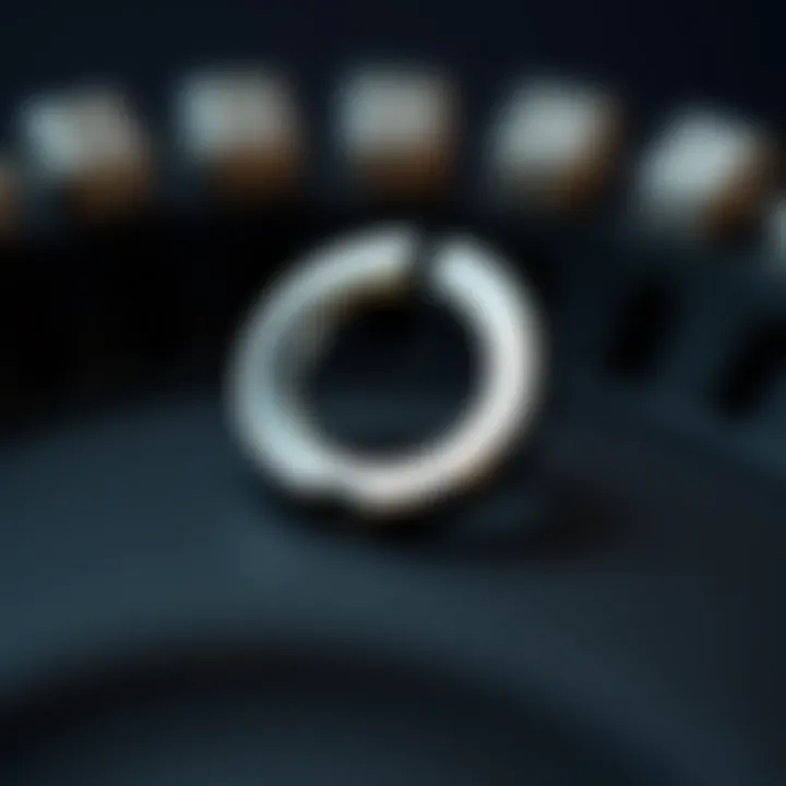 Hypoallergenic Features of Titanium Jewelry Close-up of titanium septum jewelry highlighting hypoallergenic properties