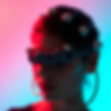 Close-up of twister hair band showcasing unique design elements