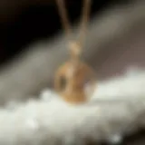 Elegant ashes necklace for a beloved dog